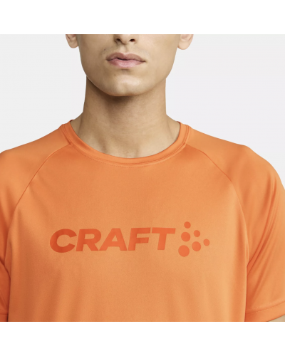 Футболка чоловіча для бігу помаранчова Craft CORE UNIFY LOGO TEE (1911786-533000)