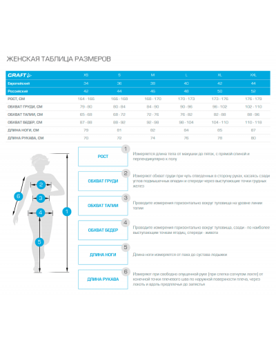 Термобілизна жіноча Craft CTM CN LS Woman (1907861-999000)