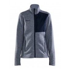 Фліс чоловічий Craft ADV EXPLORE HEAVY FLEECE JACKET W GREY MEL-BLA M (1912219-362396)