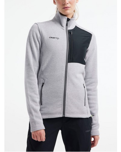 Фліс чоловічий Craft ADV EXPLORE HEAVY FLEECE JACKET W GREY MEL-BLA M (1912219-950999)